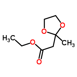 Ethyl 2-(2-methyl-1,3-dioxolan-2-yl)acetate Structure