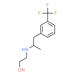 1-(3-trifluoromethylphenyl)-2-(N-(2-hydroxyethyl)amino)propane Structure