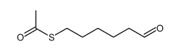 S-(6-oxohexyl) ethanethioate结构式