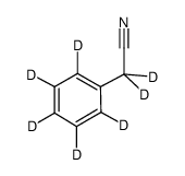 2,2-dideuterio-2-(2,3,4,5,6-pentadeuteriophenyl)acetonitrile Structure