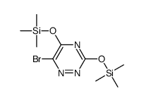(6-bromo-3-trimethylsilyloxy-1,2,4-triazin-5-yl)oxy-trimethylsilane结构式