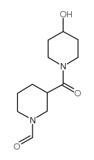3-(4-羟基哌啶-1-羰基)哌啶-1-苯甲醛结构式