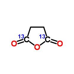 Maleic anhydride-1,4-13C2 Structure