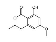 8-Hydroxy-6-methoxy-3-methylisochroman-1-one结构式
