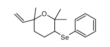 6-ethenyl-2,2,6-trimethyl-3-phenylselanyloxane Structure