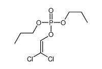 2,2-dichloroethenyl dipropyl phosphate Structure