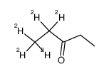 3-Pentanone-1,1,1,2,2-d5结构式