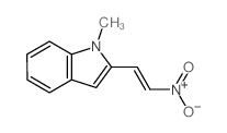 1H-Indole,1-methyl-2-(2-nitroethenyl)- structure
