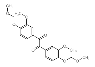 Benzil,3,3'-dimethoxy-4,4'-bis(methoxymethoxy)- (8CI)结构式