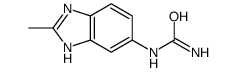 (9CI)-(2-甲基-1H-苯并咪唑-5-基)-脲结构式