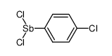 (4-chloro-phenyl)-antimony (2+), dichloride结构式