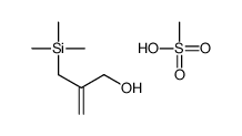 methanesulfonic acid,2-(trimethylsilylmethyl)prop-2-en-1-ol Structure