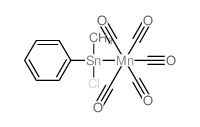 carbon monoxide,chloro-methyl-phenyltin,manganese Structure