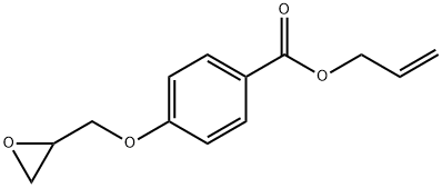 Benzoic acid, 4-(oxiranylMethoxy)-, 2-propenyl ester Structure