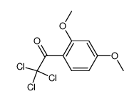 2,2,2-trichloro-1-(2,4-dimethoxy-phenyl)-ethanone Structure