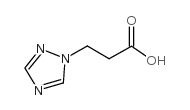 3-(1H-1,2,4-三唑-1-基)丙酸结构式
