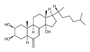 2β,3β,14-Trihydroxy-5α-cholest-7-en-6-one picture
