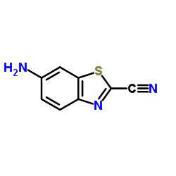 6-氨基-2-苯并噻唑甲腈结构式