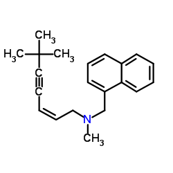 (Z)-N,6,6-trimethyl-N-(naphthalen-1-ylmethyl)hept-2-en-4-yn-1-amine Structure