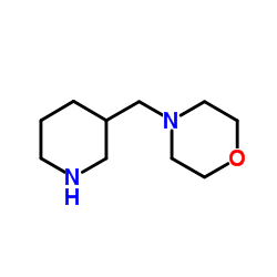 4-(Piperidin-3-ylmethyl)morpholine Structure