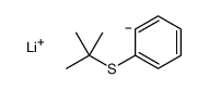 lithium,tert-butylsulfanylbenzene Structure
