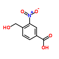 4-(Hydroxymethyl)-3-nitrobenzoic acid Structure