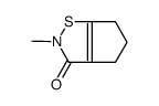 5,6-二氢-2-甲基-2H-环戊并[D]异噻唑-3(4H)-酮结构式