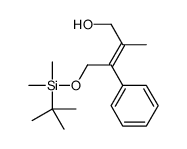 4-[tert-butyl(dimethyl)silyl]oxy-2-methyl-3-phenylbut-2-en-1-ol Structure