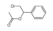 2-chloro-1-phenylethyl acetate Structure
