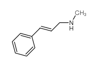 (E)-N-甲基-3-苯基-2-丙烯-1-胺结构式