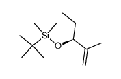 (3R)-3-[(tert-butyldimethylsilyl)oxy]-2-methylpent-1-ene Structure