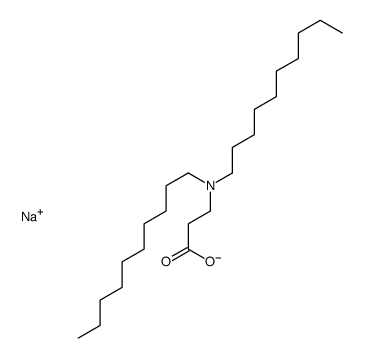 sodium N,N-didecyl-beta-alaninate结构式