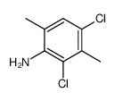 2,4-dichloro-3,6-dimethyl-aniline Structure