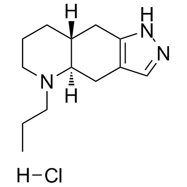 (-)-喹吡罗盐酸盐结构式