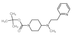 1-Boc-4-[甲基-(2-吡啶-2-乙基)-氨基]-哌啶结构式