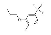 4-fluoro-3-propoxybenzotrifluoride Structure
