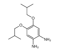4,5-bis(2-methylpropoxy)benzene-1,2-diamine结构式