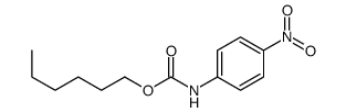 hexyl N-(4-nitrophenyl)carbamate Structure