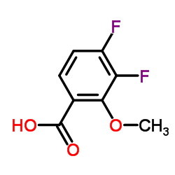 3,4-Difluoro-o-anisic acid Structure