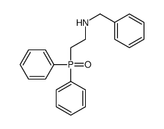 N-benzyl-2-diphenylphosphorylethanamine结构式
