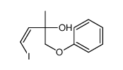 4-iodo-2-methyl-1-phenoxybut-3-en-2-ol Structure