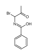 N-(1-bromo-2-oxopropyl)benzamide Structure