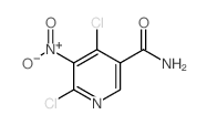 4,6-二氯-5-硝基烟酰胺结构式