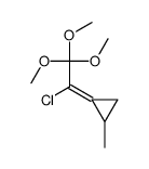 1-(1-chloro-2,2,2-trimethoxyethylidene)-2-methylcyclopropane Structure