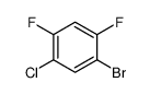 1-Bromo-5-chloro-2,4-difluorobenzene Structure