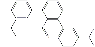 2,6-(2'-异丙基苯基)苯甲醛结构式