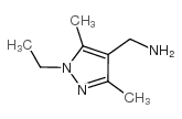 (1-乙基-3,5-二甲基-1H-吡唑-4-基)甲胺结构式