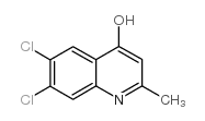 6,7-dichloro-2-methyl-1H-quinolin-4-one Structure