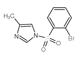 1-((2-Bromophenyl)sulfonyl)-4-methyl-1H-imidazole Structure