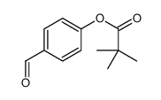 4-FORMYLPHENYL PIVALATE Structure